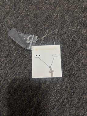 Kendra Scott Silver Cross Necklace